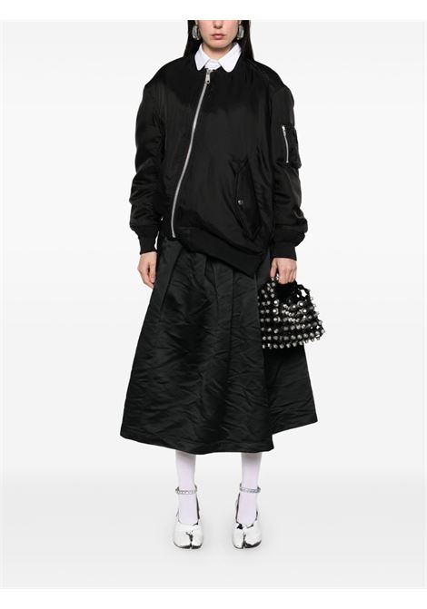 Black satin midi skirt Comme Des Garçons - unisex COMME DES GARCONS BLACK | 1OS0030521